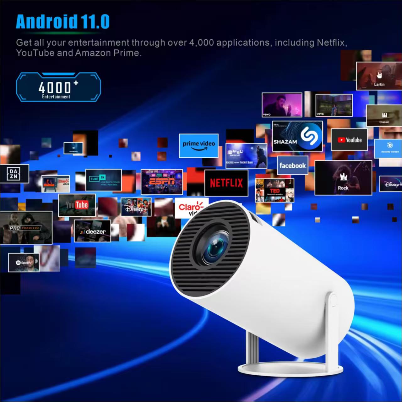 Mini HY300 Portable Projector  - Smart Home Retrofit 评论和价格