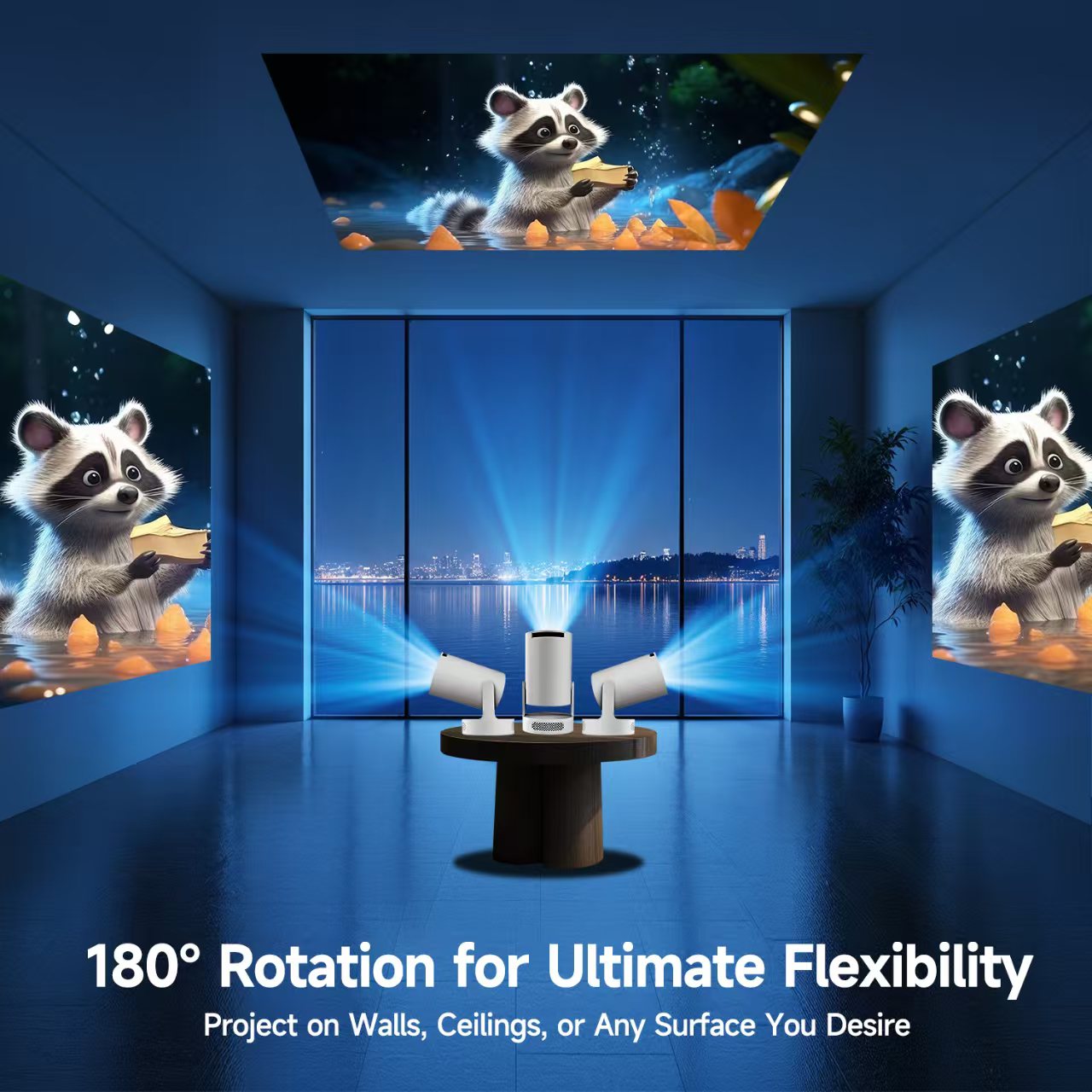 Mini HY300 Portable Projector  - Smart Home Retrofit 评论和价格