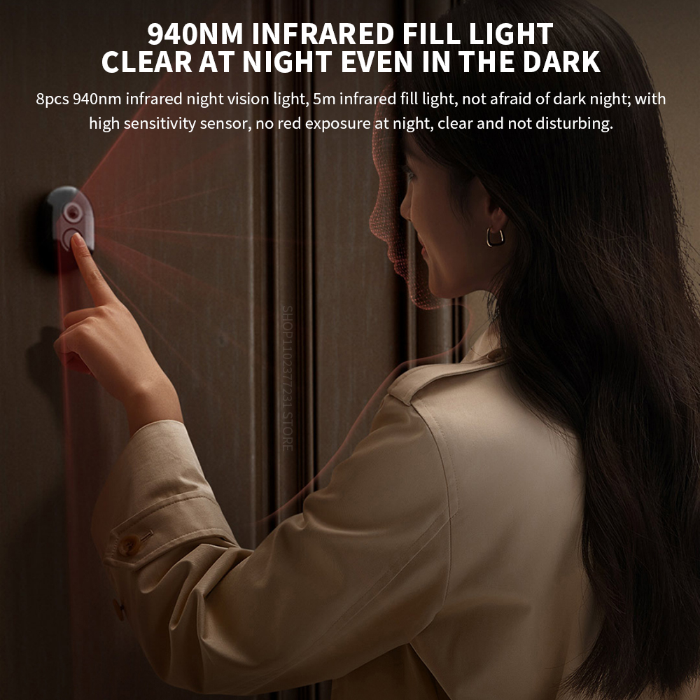 Xiaomi Smart Cat eye 2 WiFi Wi - Smart Home Video Doorbell App 评论和价格