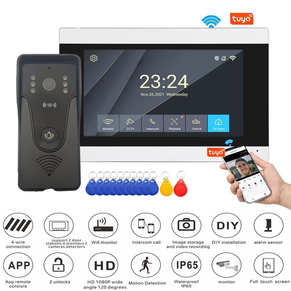 Tuya 1080P 7 Inch Color Touch  - Smart Home Battery Camera Ezviz 评论和价格