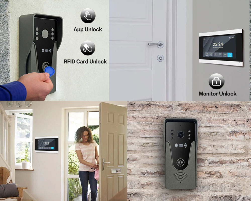 Tuya 1080P 7 Inch Color Touch  - Smart Home Battery Camera Ezviz 评论和价格