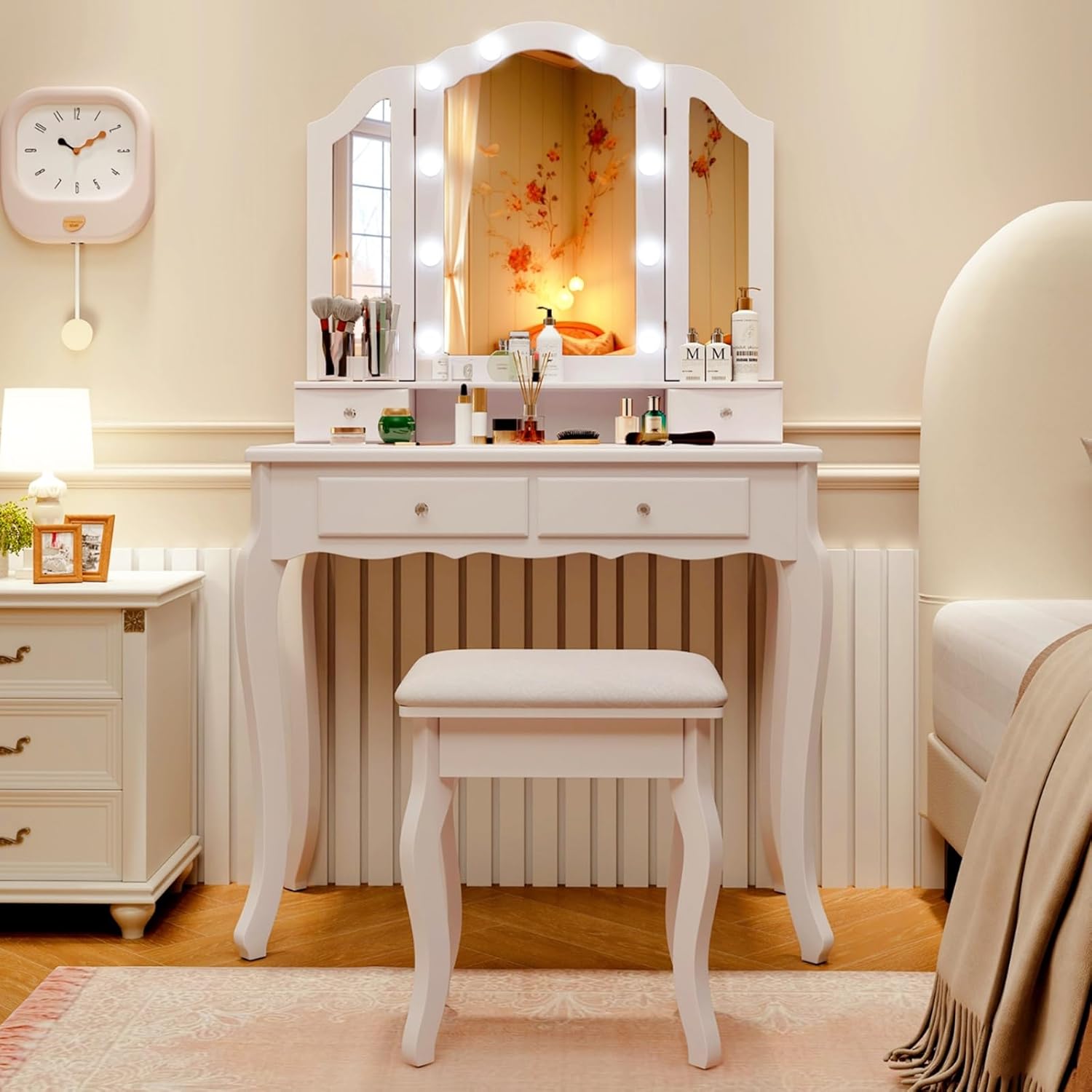 Vanity Desk with Lights - Make - Smart Home Retrofit 评论和价格