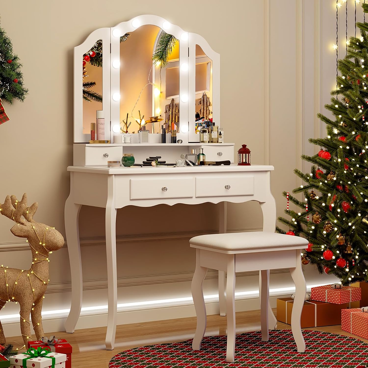 Vanity Desk with Lights - Make - Smart Home Retrofit 评论和价格