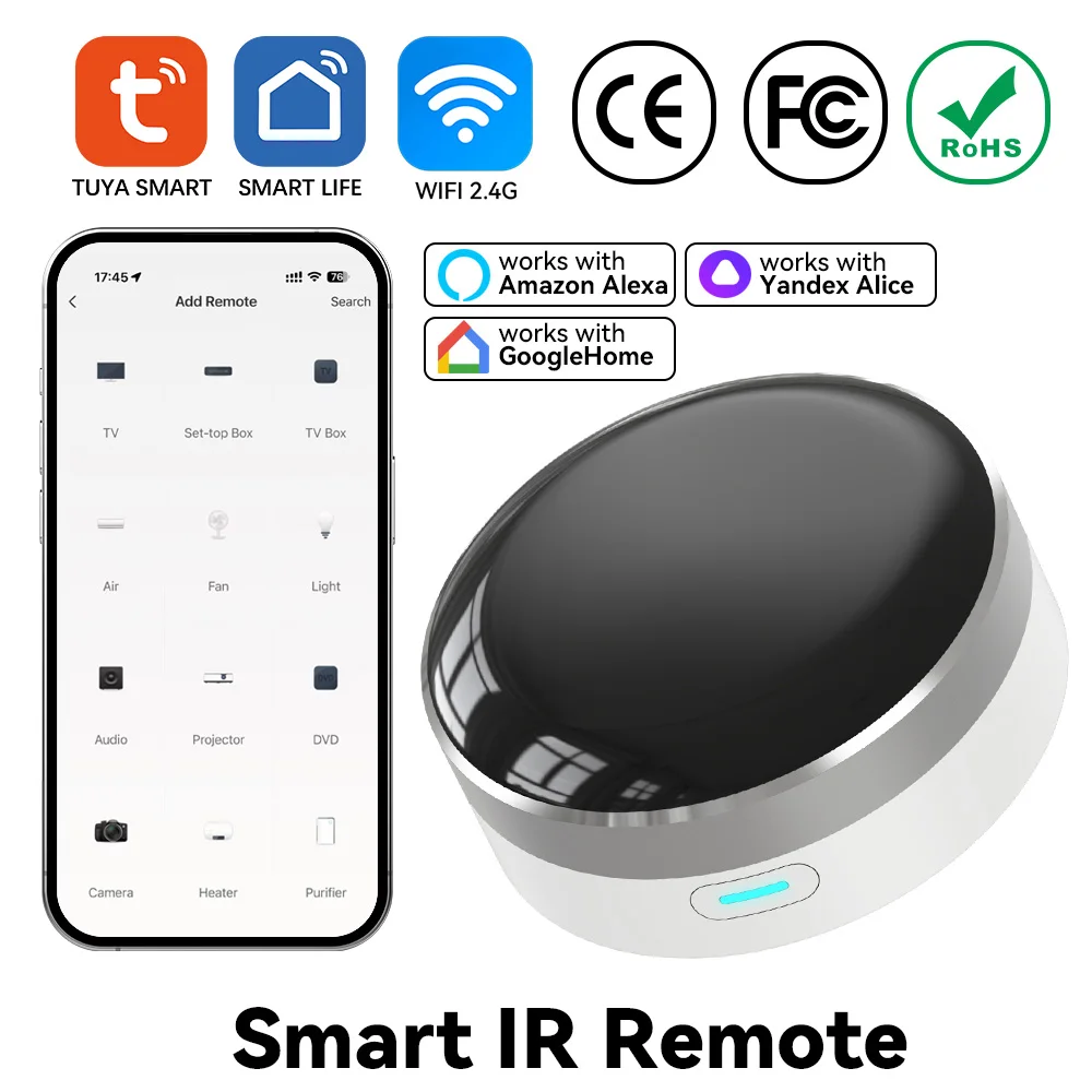 YFK WiFi Smart IR Blaster Univ - Smart Home Wifi Hub 评论和价格