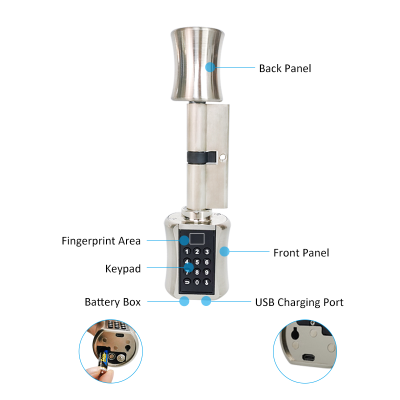 Fingerprint Smart Cylinder Loc - Airbnb Smart Home 评论和价格