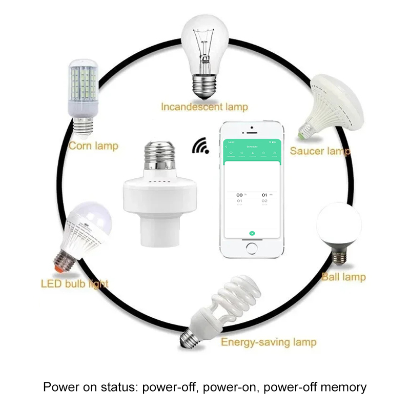 Tuya Smart E27 Socket Switch A - Smart Home Ac 评论和价格