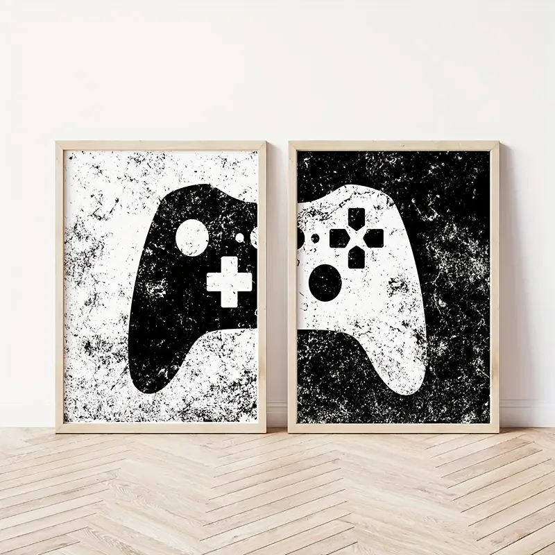Black and White Game Controlle - Smart Home Poster 评论和价格