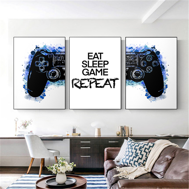 Black and White Game Controlle - Smart Home Poster 评论和价格